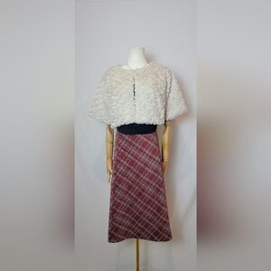 Rachel Rachel Roy Fuzzy Cream Teddy Jacket, Size Medium